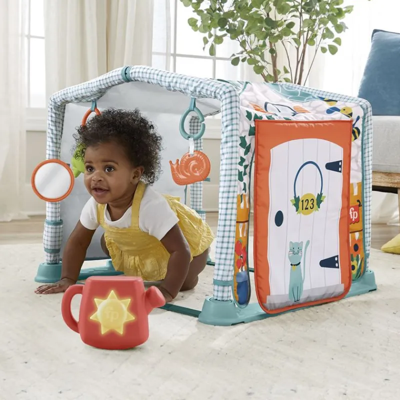 FISHER PRICE Mantas Y Gimnasios De Actividades|Primera Infancia Y Preescolar|Manta de actividades Casita de Campo 2 en 1