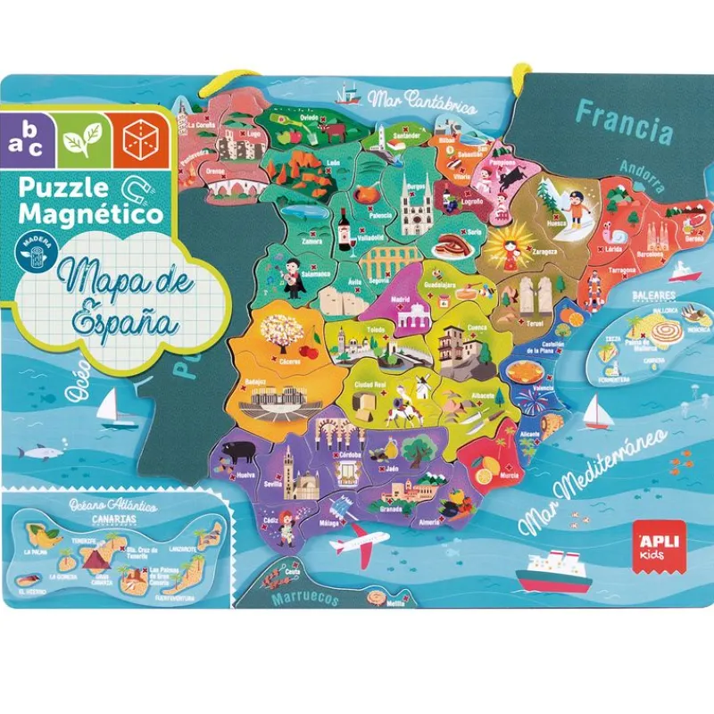 SELECCION DRIM Juegos Y Juguetes Educativos|Mapa Magnético España