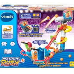 VTECH Marble Rush Canasta de Basket Circuito Canicas- Primera Infancia Y Preescolar