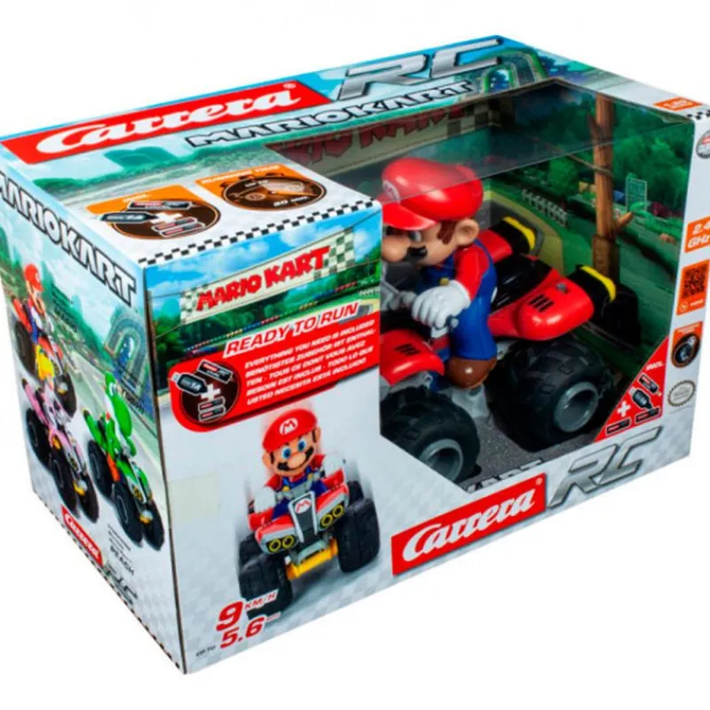 CARRERA Mario Kart Quad 1:20 R/C Bateria- Vehículos, Trenes Y Parkings|Coches Radio Control (R/C)