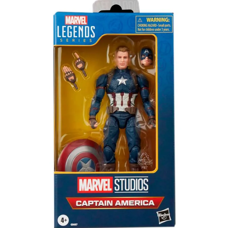 HASBRO Marvel Legends Figura Capitán América Endgame- Figuras Películas Y Series|Figuras Y Figuras De Acción