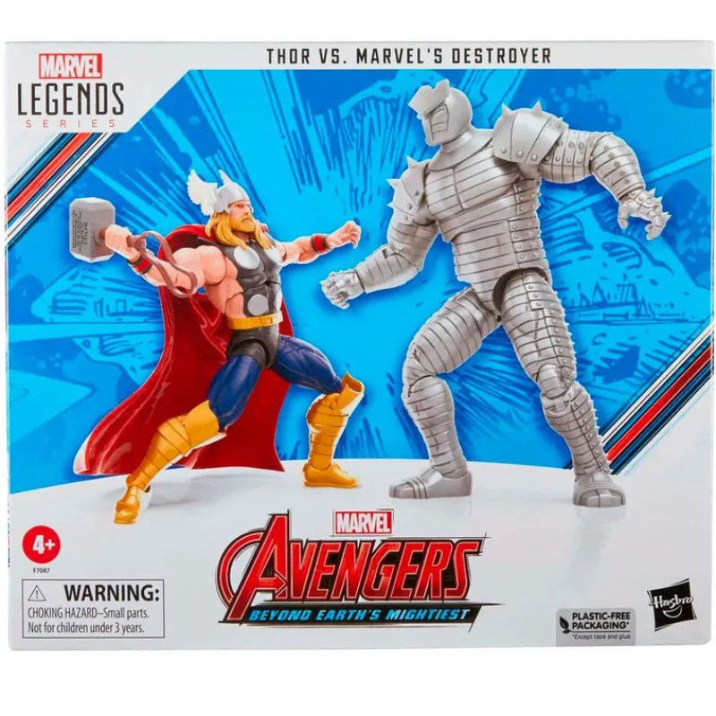 HASBRO Marvel Legends Figuras Thor vs Destructor- Figuras Películas Y Series|Figuras Y Figuras De Acción
