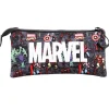 KARACTERMANIA Marvel Portatodo Triple- Escolar