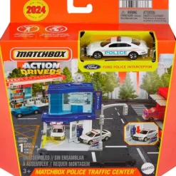 MATTEL Matchbox Action Drivers Playset Central de Tráfico- Vehículos, Trenes Y Parkings