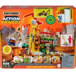 MATTEL Vehículos, Trenes Y Parkings|Matchbox Action Drivers Zona de Construcción