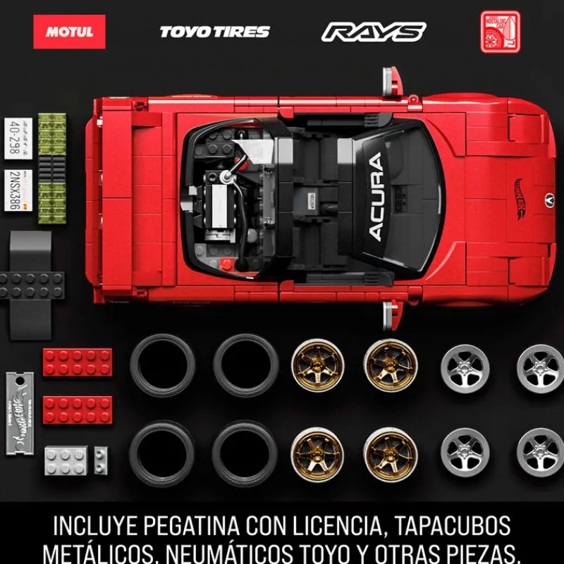 MATTEL Brick Shop Hot Wheels '90 Acura NSX Elite Series- Lego Architecture|Coches Otras Escalas