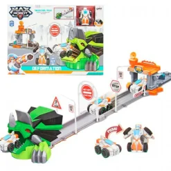 DRIM DISCOUNT Vehículos, Trenes Y Parkings|Max Robot Pista con Coche