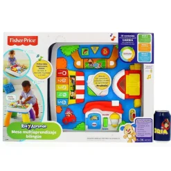 FISHER PRICE Primera Infancia Y Preescolar|Mesa Multiaprendizaje Bilingüe