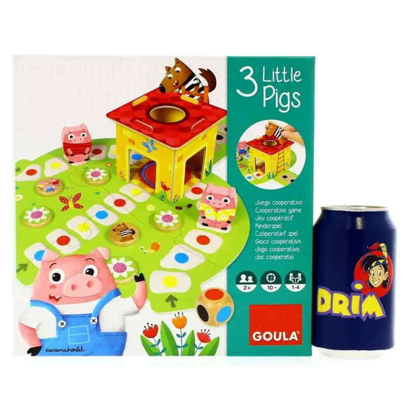 GOULA Juegos De Mesa|Mi Primer Juego Los 3 Cerditos
