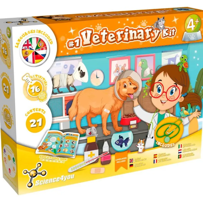 SCIENCE 4 YOU Mi Primer Kit Veterinario- Juegos Y Juguetes Educativos