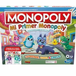 HASBRO Mi Primer Monopoly- Juegos De Mesa|Juegos Y Juguetes Educativos