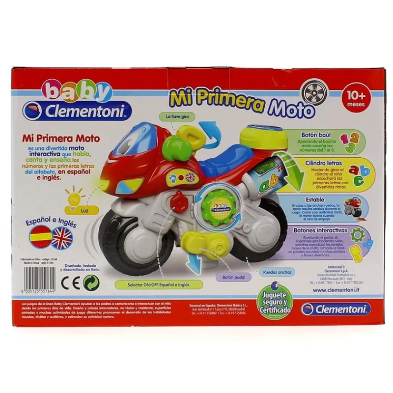 CLEMENTONI Mi Primera Moto- Primera Infancia Y Preescolar