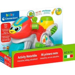 CLEMENTONI Mi Primera Moto Interactiva- Vehículos, Trenes Y Parkings