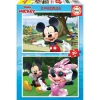 EDUCA Puzzles Y Construcciones|Mickey Mouse Puzzle 2x20 Piezas