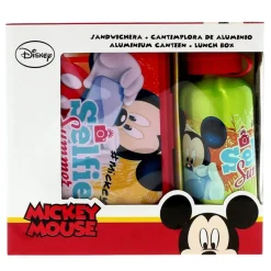 KIDS EUROSWAN Escolar|Mickey Mouse Sandwich con Cantimplora