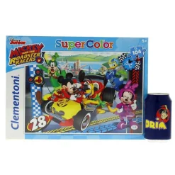 CLEMENTONI Mickey y los Superpilotos Puzzle de 104 Piezas- Puzzles Y Construcciones