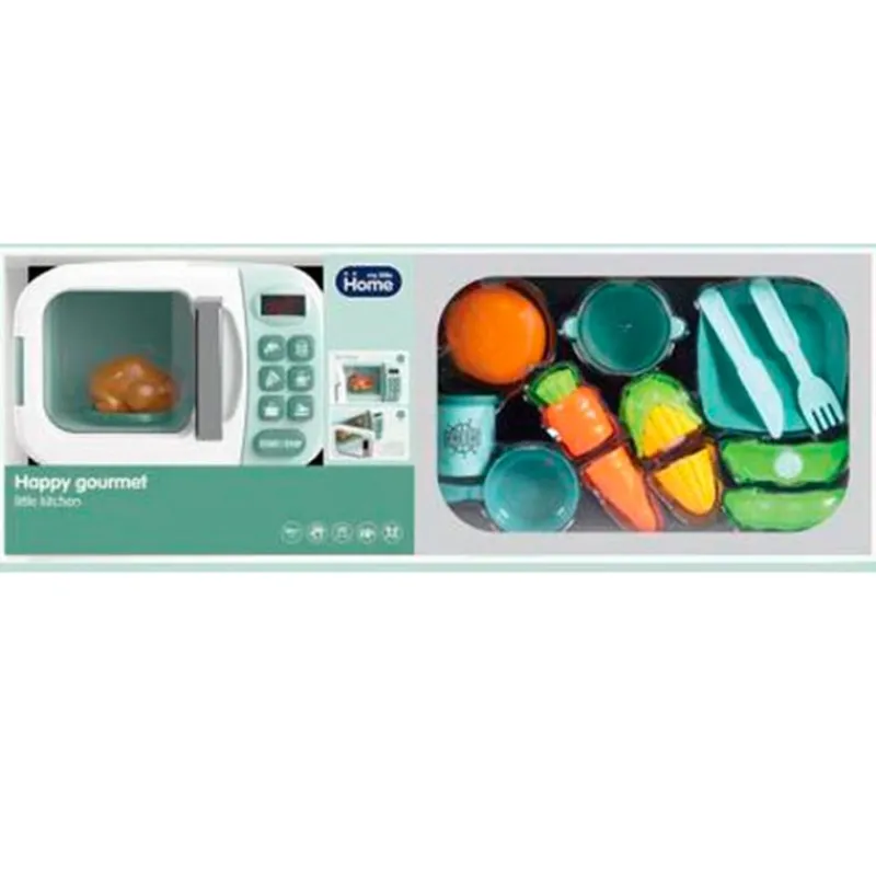 DRIM DISCOUNT Microondas Infantil con Accesorios- Juegos Y Juguetes De Imitación