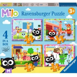 RAVENSBURGER Milo y sus Amigos Puzzle Progresivo- Puzzles Y Construcciones