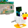 BIZAK Figuras Y Figuras De Acción|Minecraft Bebé Zombie y Jinete Avícola con Movimiento