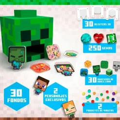 BIZAK Manualidades|Minecraft Crea tus Pegatinas 3D