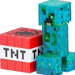 MATTEL Minecraft Creeper Nivel Diamante- Figuras Videojuegos|Figuras Y Figuras De Acción