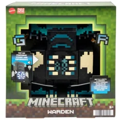 MATTEL Minecraft Criatura Warden Figura Luces Sonidos- Figuras Videojuegos|Figuras Y Figuras De Acción