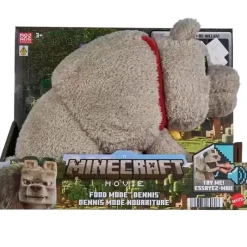 MATTEL Figuras Videojuegos|Primera Infancia Y Preescolar|Minecraft Dennis el Lobo Peluche Interactivo