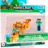 BIZAK Minecraft Figura + Animal con Movimiento Surtido- Figuras Y Figuras De Acción