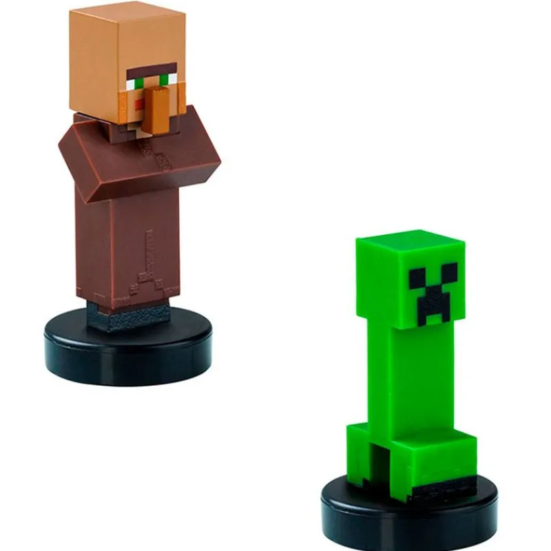 BIZAK Minecraft Figura Pack 2 Surtida- Figuras Videojuegos|Figuras Y Figuras De Acción