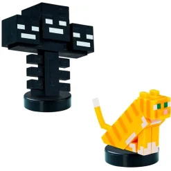 BIZAK Minecraft Figura Pack 2 Surtida- Figuras Videojuegos|Figuras Y Figuras De Acción