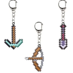 BIZAK Otros Merchandising|Figuras Y Figuras De Acción|Minecraft Pack Llaveros Arma Surtido