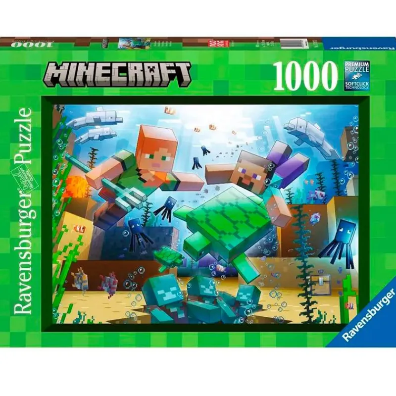 RAVENSBURGER Minecraft Puzzle 1000 Piezas- Puzzles Y Construcciones