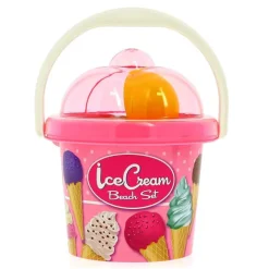 ANDRONI GIOCATTOLI Aire Libre|Mini Cubo de Playa Helado Rosa