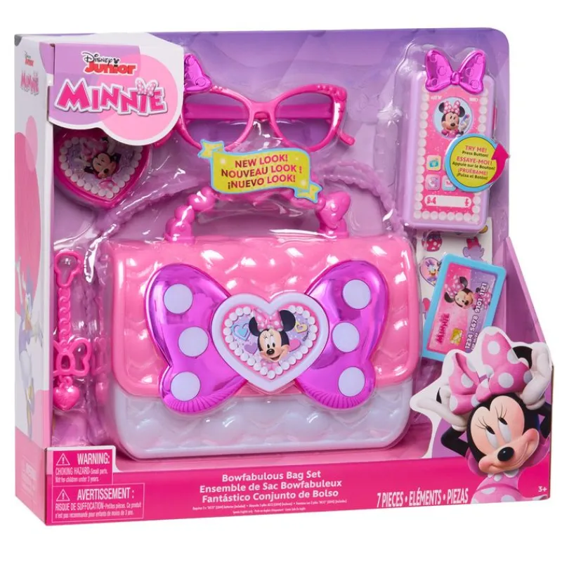 JUST PLAY Juegos Y Juguetes De Imitación|Minnie Mouse Bolso con Accesorios