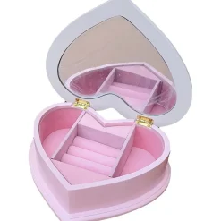 KIDS EUROSWAN Juegos De Madera|Ropa Y Complementos|Minnie Mouse Joyero Madera Corazón