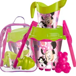 MONDO Minnie Mouse Mochila con Cubo Playa y Accesorios- Aire Libre