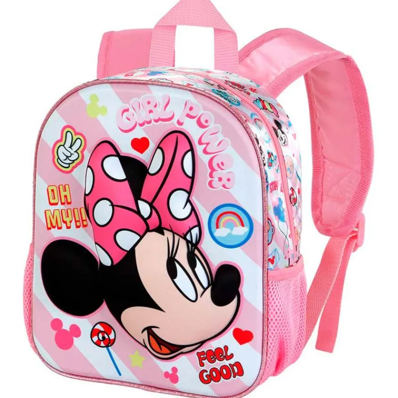 KARACTERMANIA Minnie Mouse Mochila Infantil 3D- Escolar