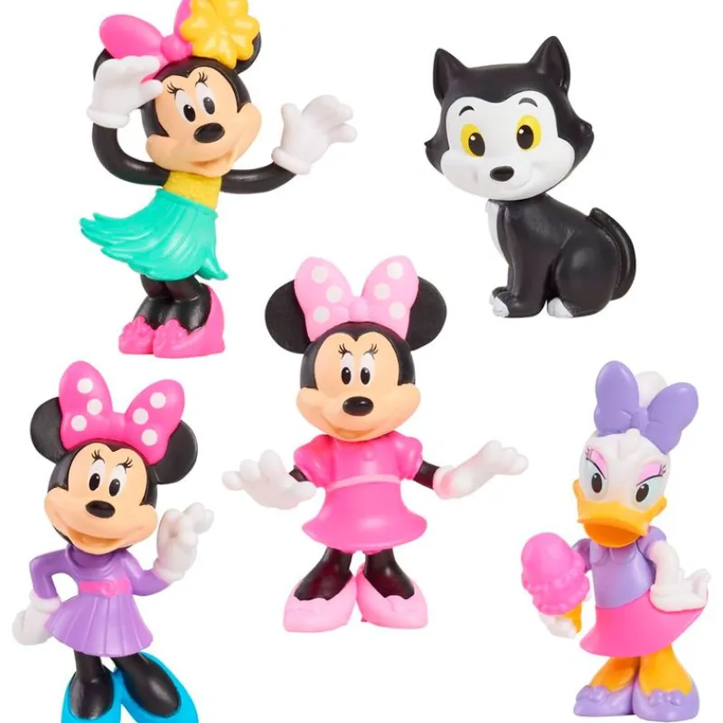 JUST PLAY Minnie Mouse Pack 5 Figuras- Figuras Y Figuras De Acción