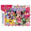 CLEMENTONI Puzzles Y Construcciones|Minnie Mouse Puzzle con Purpurina de 104 Piezas