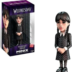 SELECCION DRIM Miércoles Addams Minix Figura- Figuras Películas Y Series|Halloween