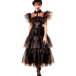 RUBIE'S Halloween|Miércoles Disfraz Vestido Adulto