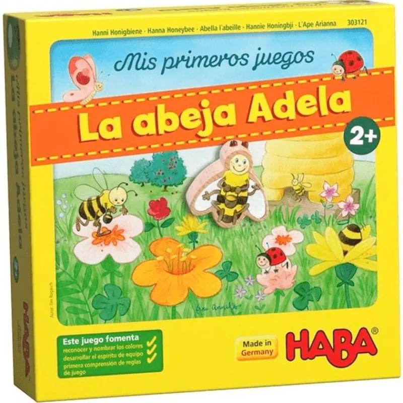 HABA Juegos Y Juguetes Educativos|Amigos Y Familia|Mis Primeros Juegos – La Abeja Adela