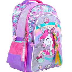 SELECCION DRIM Mochila Escolar Trenza Unicornio- Escolar