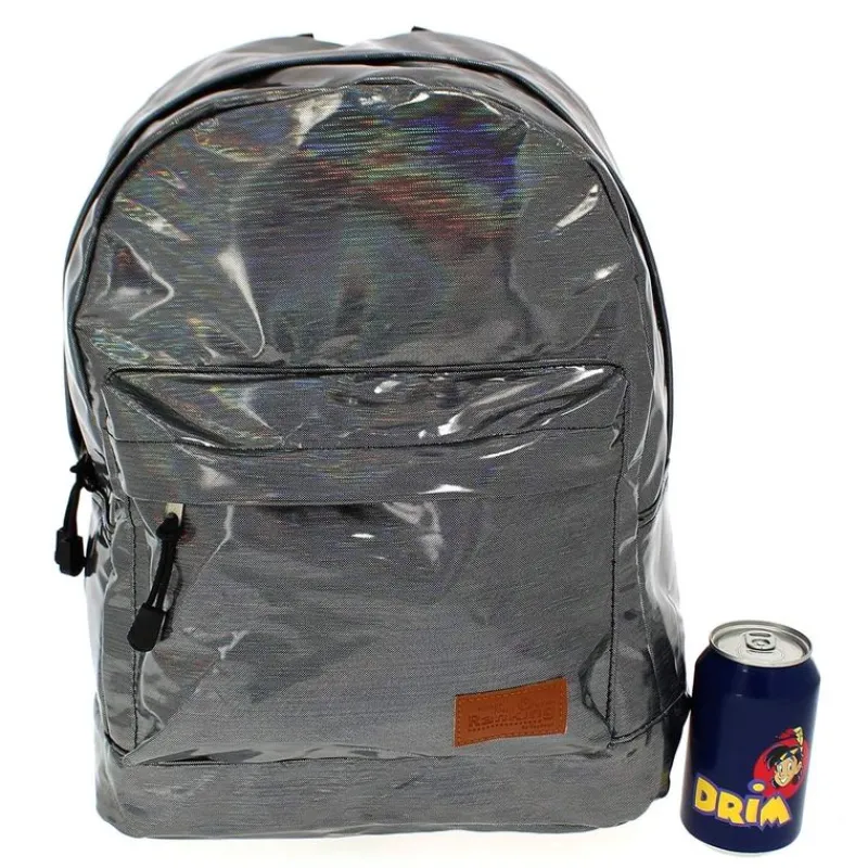 SELECCION DRIM Mochila Ranking Laser Gris- Escolar