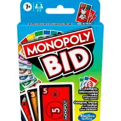 HASBRO Monopoly Bid Juego Cartas- Juegos De Mesa