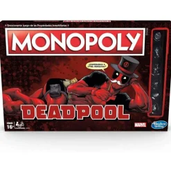 HASBRO Marvel|Juegos De Mesa|Monopoly Edición Especial Deadpool