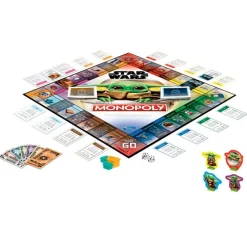 HASBRO Monopoly Star Wars Juego Mandalorian Baby Yoda- Star Wars|Juegos De Mesa