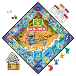 HASBRO Stitch|Juegos De Mesa|Monopoly Stitch