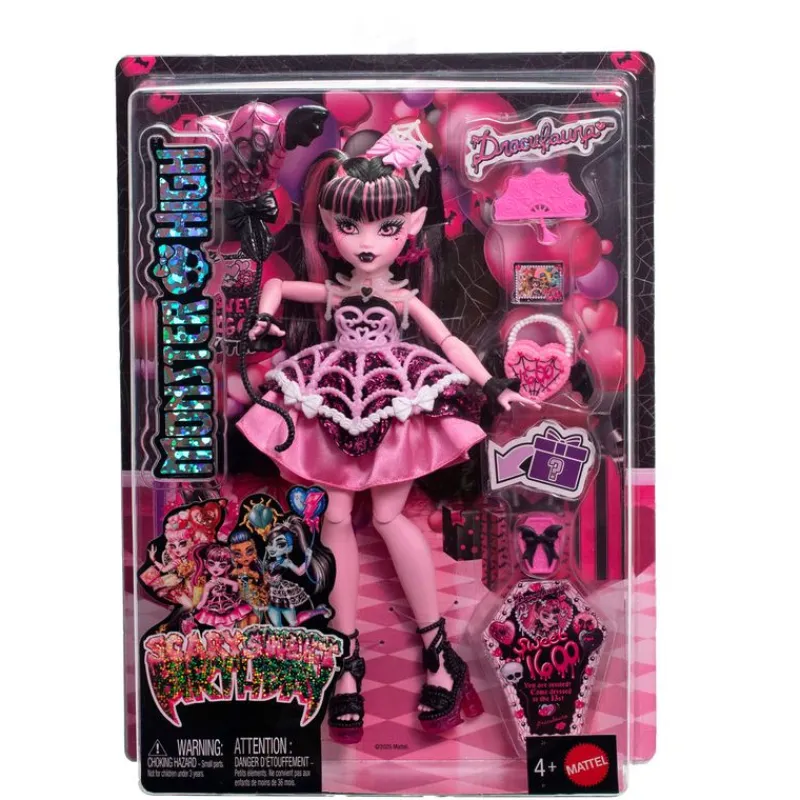 MATTEL Monster High Colección|Muñecas|Monster High Colección Cumplespantos Muñeca Draculaura