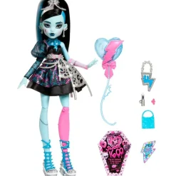 MATTEL Monster High Colección|Halloween|Monster High Colección Cumplespantos Muñeca Frankie Stein